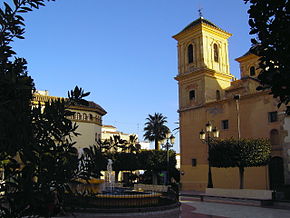 Centro histórico. Igreja de Nossa Senhora da Assunção. Localização de Huércal-Overa