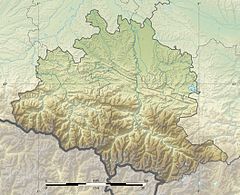 Mapa lokalizacyjna Ariège