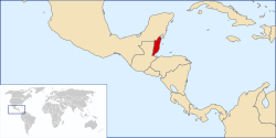 Vị trí của Belize