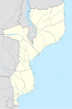 Mapa lokalizacyjna Mozambiku