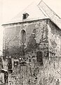 Nikolaikirche mit Stadtfriedhof, 1960 (kurz vor dem Abriss)