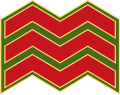 Sergeant (Irish: Sáirsint) (Irish Army)[48]