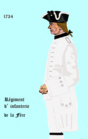 régiment de La Fère de 1734 à 1740