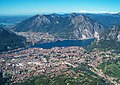 View of Lecco from Piani d'Erna.