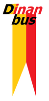 Image d'un logo de couleur Jaune et rouge avec une inscription noire et rouge.