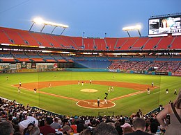 Baseballové hřiště týmu Florida Marlins