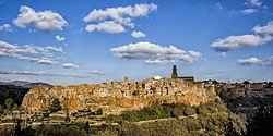 Skyline of Pitigliano