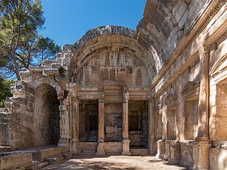 Intérieur du Temple de Diane aujourd'hui