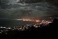 Vista notturna da Montepaone Lido a Soverato