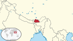 Bhutan - Lokalisering