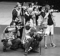 Image 47Sports photojournalists at Indianapolis Motor Speedway (from Photojournalism)