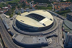 A döntő helyszíne, a portói Estádio do Dragão