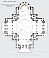 Floorplan of Saint Sava, Belgrade, 2004