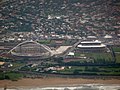 Kings Park-stadion regs, 2009, en die Moses Mabhidastadion nog in aanbou