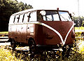 Omgebouwde VW Bus als draisine Klv 20-5031 van de DB