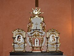 Le tabernacle du XVIIIe siècle.