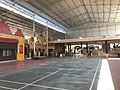 The entire view of the temple's interior