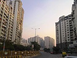 Indirapuram skyline