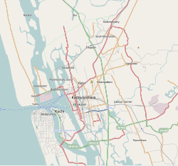 Vallarpadam is located in Kochi