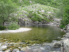 Water from Månafossen