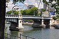 View of the bridge over the left arm of river.