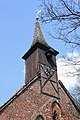 Bretterverkleideter Fachwerk-Giebelreiter (Sinstorfer Kirche)