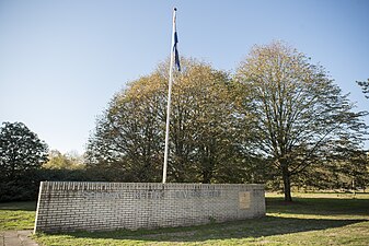 Ingang van de Soldaat Ketting Olivierkazerne langs het Zeisterspoor in Soesterberg.