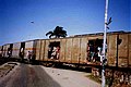 Bahnübergang im Zentrum von Benguela