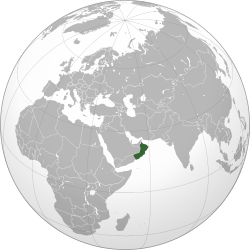 Location of سلطنة عمان