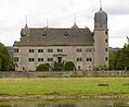 Kasteel Hehlen, gezien vanaf de Wezer