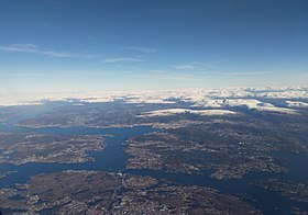 Paysage de Langøyna et de ses environs