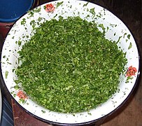 سبزی خُردشده