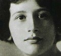 Simone Weil in 1921 overleden op 24 augustus 1943