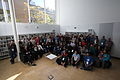 Foto de família a la sala de lectura.