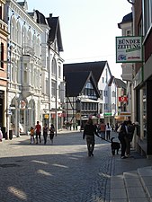 De Eschstraße in het centrum