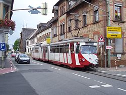 Oberrheinische Eisenbahn-Gesellschaftin juna Hirschbergissä