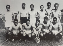 La squadra del Seregno nella stagione 1946-1946 in Serie B. Da sinistra: Pirovano, Mattioni, Erba, Canali, Boffi, Como. Accosciati: Cestari, Gallanti, Bandirali, Lorini, Galliani II°