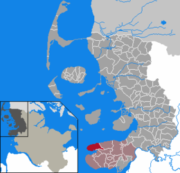 Westerhever – Mappa