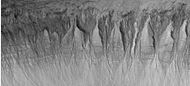 Gullies, as seen by HiRISE under HiWish program