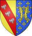 Armoiries de Charles II, tuteur de René d'Anjou (parti).