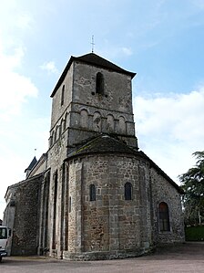 Das Absidenende der Kirche Saint-Martial von Osten