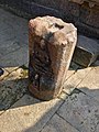 Supposed stone on which sacrifices were made, close-up.