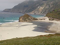 Une plage de Big Sur