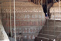 Huaca de la Luna Mochica religiosa Capital, wall Adorned with painted wall reliefs