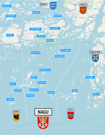 Nagu inklusive grannarna Korpo Rimito Pargas Dragsfjärd Hitis