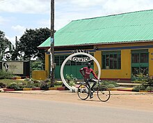 The Equator is located in Kayabwe, Mpigi District,