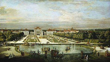 Canaletto: Schloss Nymphenburg 1761