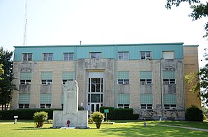 Das Haskell County Courthouse ist einer von zehn Einträgen des Countys im NRHP.