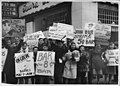 Montreal children protesting the 1947 candy bar price increase.