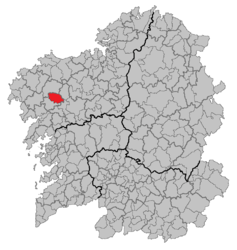 A Baña – Mappa